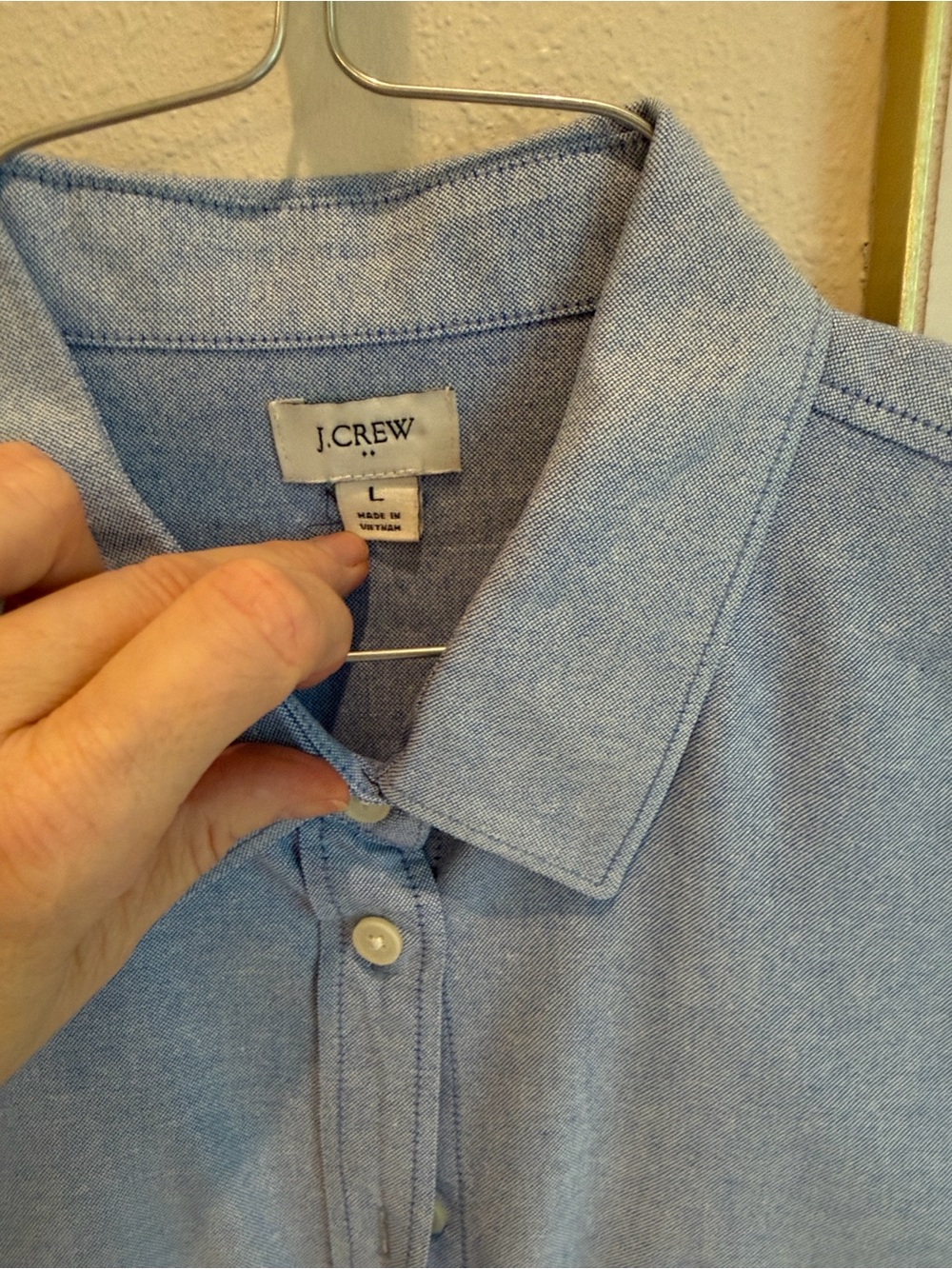 J. Crew Light Blue Casual Button-Down Shirt